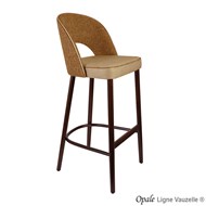 Tabouret OPALE Assise Epaisse et Dos Garni