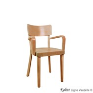 Fauteuil KOLETT Assise Bois