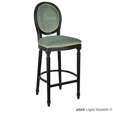 Tabouret TRIANON, avec patins PVC -