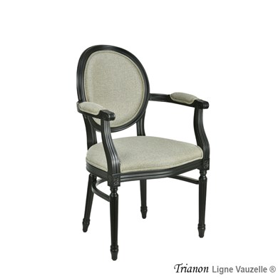 Fauteuil TRIANON, avec patins PVC.