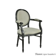 Fauteuil TRIANON, avec patins PVC.