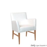 Fauteuil DERBY avec Patins PVC.