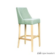 Tabouret LIDO Ht.80cm avec patins PVC.