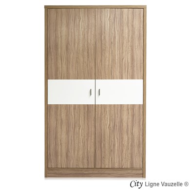 CITY Armoire 2 Portes -