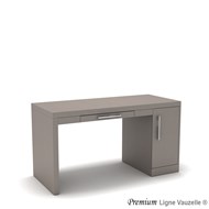 PREMIUM Bureau Caisson 1 Porte et 1 Tiroir (soft-close inclus)