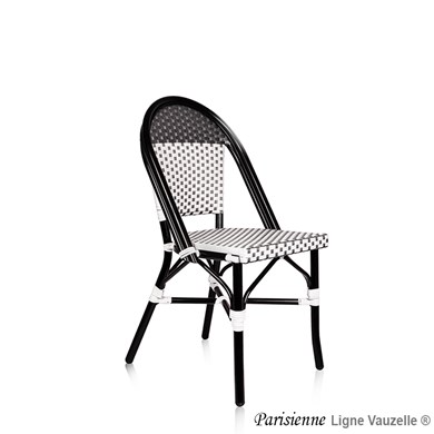 Chaise PARISIENNE,Epoxy Rotin, Tressage :...