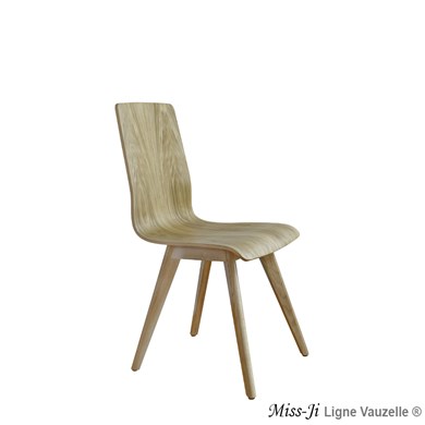 Chaise MISS-JI Chêne Assise Bois