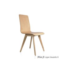 Chaise MISS-JI Hêtre Assise Bois