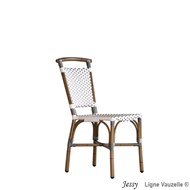 Chaise Alu JESSY Epoxy Rotin, Tressage: ....