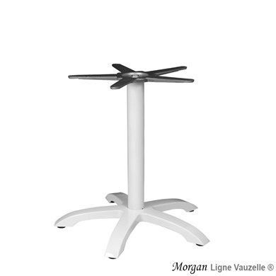 Piètement Alu MORGAN OLYMPIADE 5 , 5 reposes Blanc.